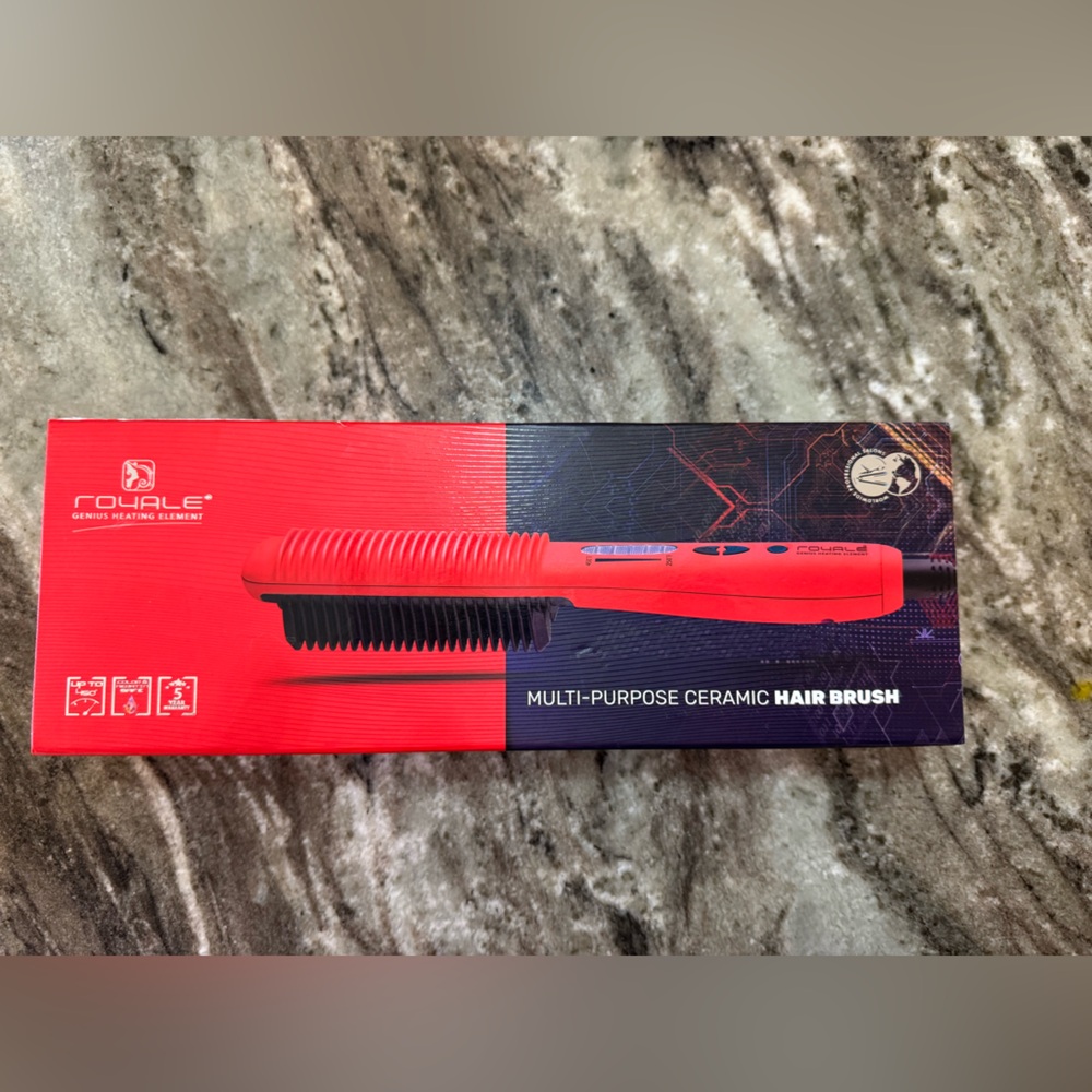 Royale Red Multi-Purpose Ceramic Hair Brush